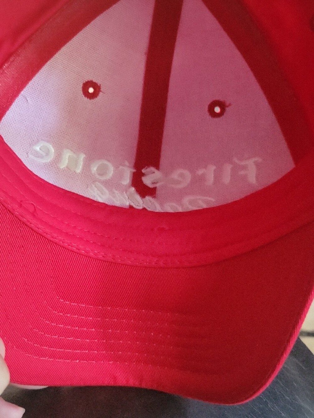 Firestone Racing Red Baseball Cap - Picture 3 of 5